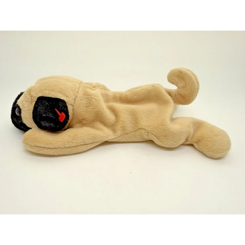 TY Beanie Baby Pugsly Pug Dog Plush 1996 Retired New No Tags Stuffed Animal